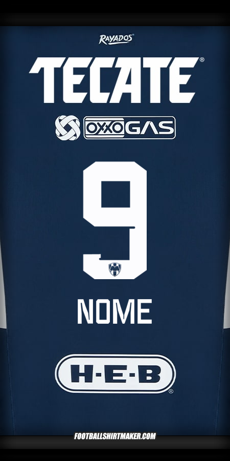Camisola Monterrey 2024/2025 -  nome - 9