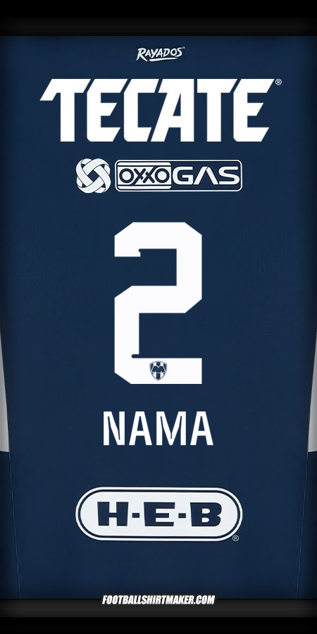 Jersey Monterrey 2024/2025 -  nama - 2