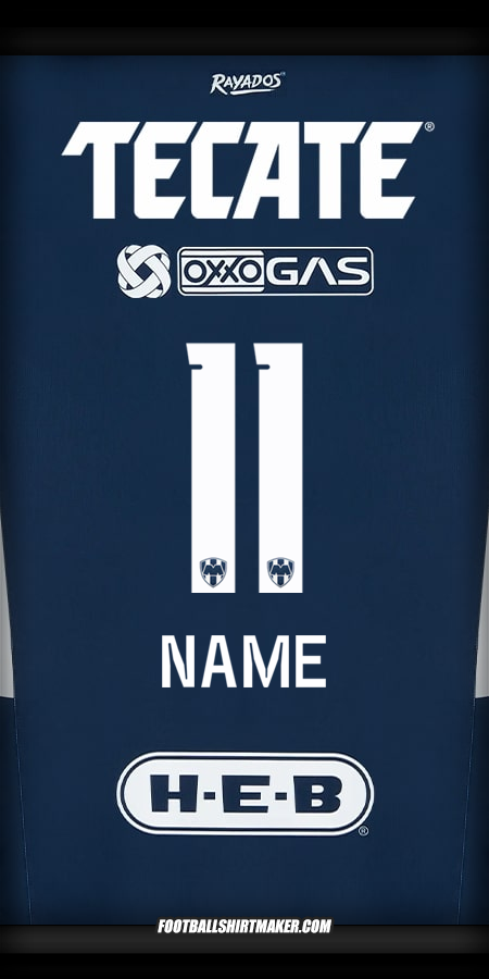 Shirt Monterrey 2024/2025 -  name - 11