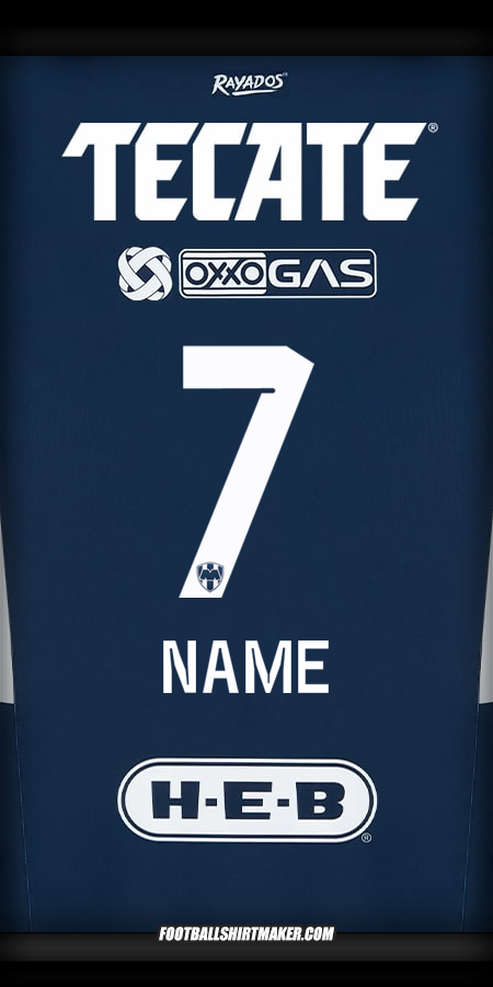 Shirt Monterrey 2024/2025 -  name - 7