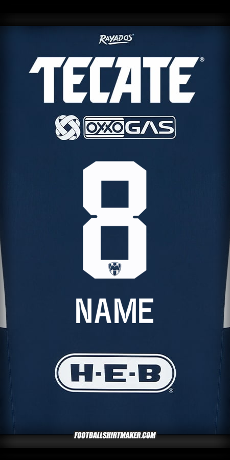 Trikot Monterrey 2024/2025 -  name - 8