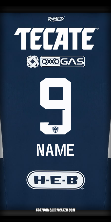 Shirt Monterrey 2024/2025 -  name - 9