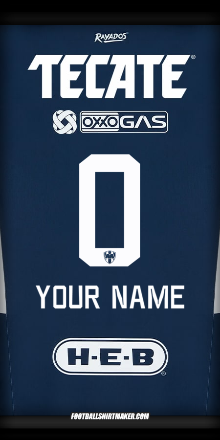 Jersey Monterrey 2024/2025 -  your name - 0