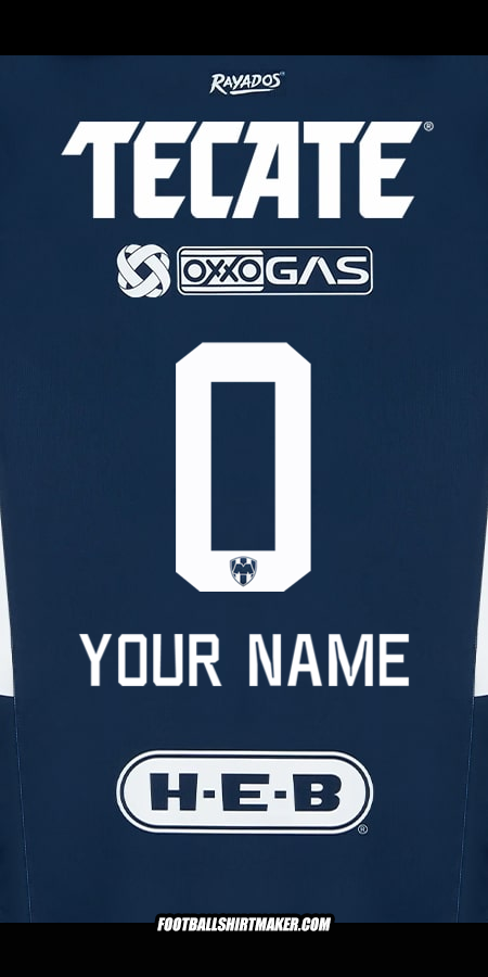 Jersey Monterrey 2024/2025 -  your name - 0