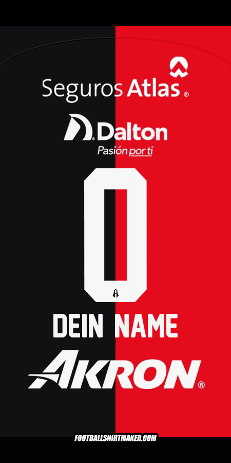 Trikot Atlas 2024/2025 -  dein name - 0