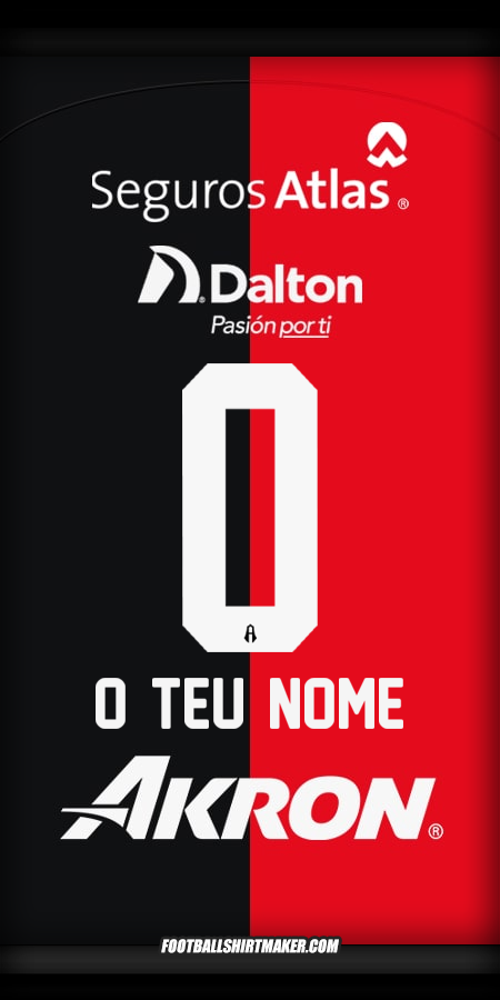 Camisola Atlas 2024/2025 -  o teu nome - 0