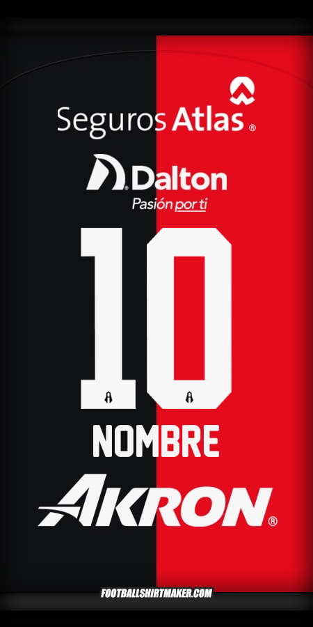 Jersey Atlas 2024/2025 -  nombre - 10