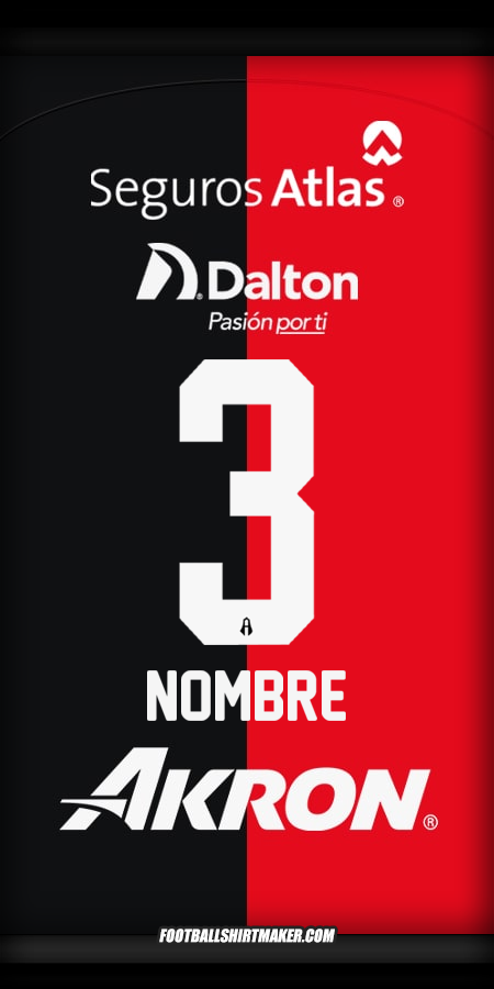 Jersey Atlas 2024/2025 -  nombre - 3