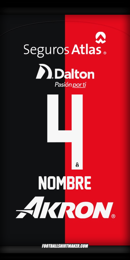 Camiseta Atlas 2024/2025 -  nombre - 4