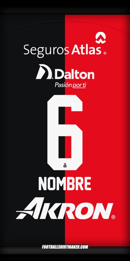 Jersey Atlas 2024/2025 -  nombre - 6