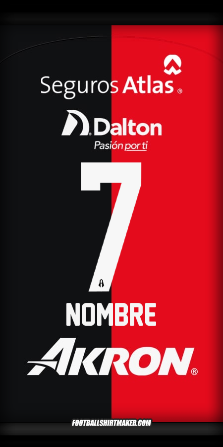 Jersey Atlas 2024/2025 -  nombre - 7