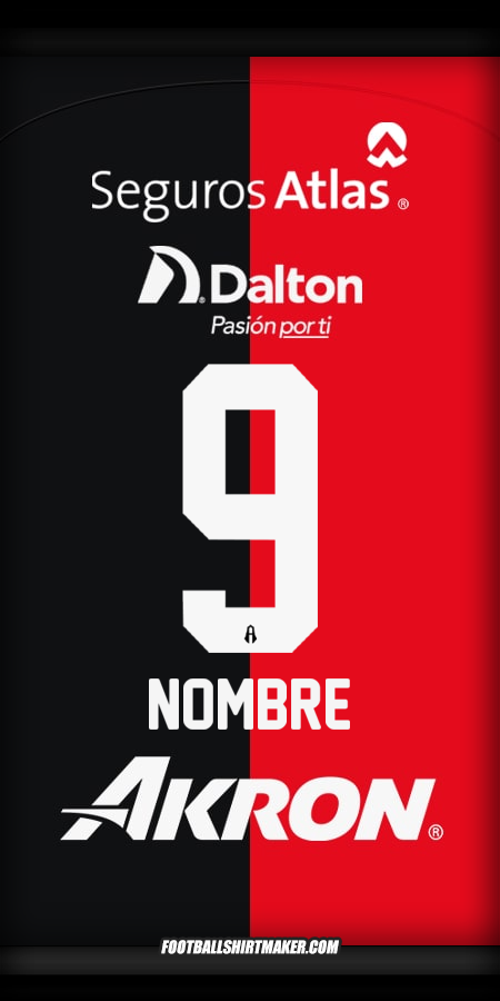 Jersey Atlas 2024/2025 -  nombre - 9