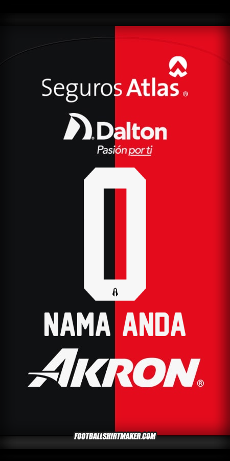 Jersey Atlas 2024/2025 -  nama anda - 0
