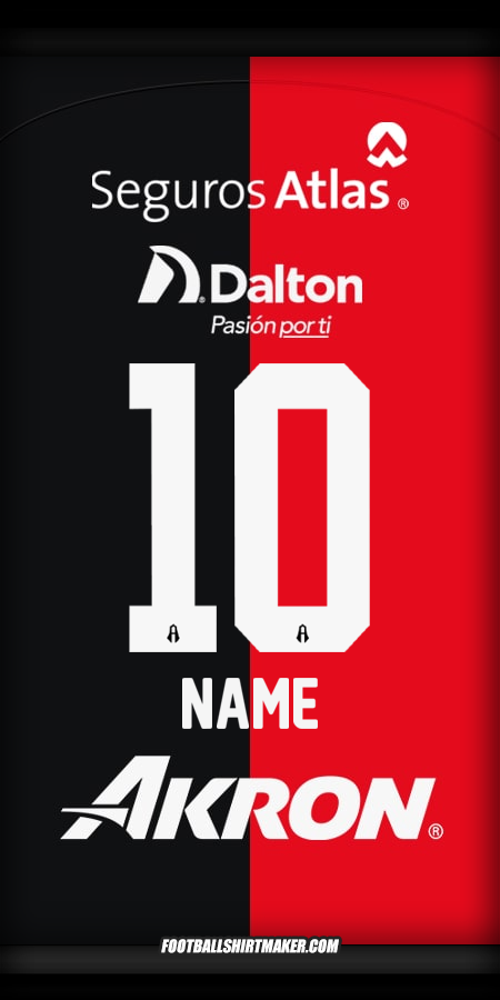 Shirt Atlas 2024/2025 -  name - 10