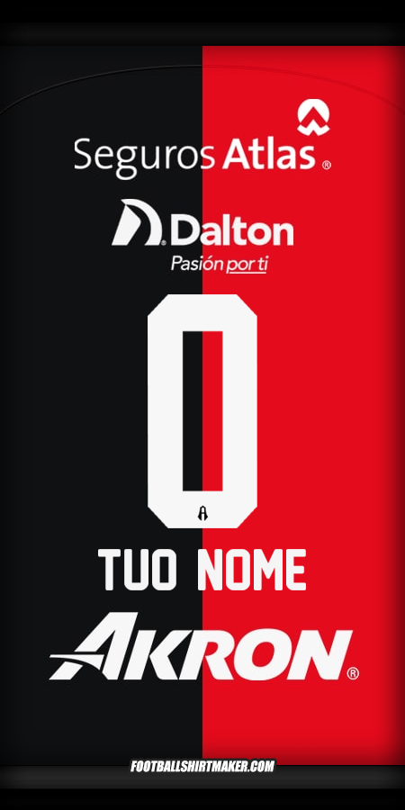 Maglia Atlas 2024/2025 -  tuo nome - 0