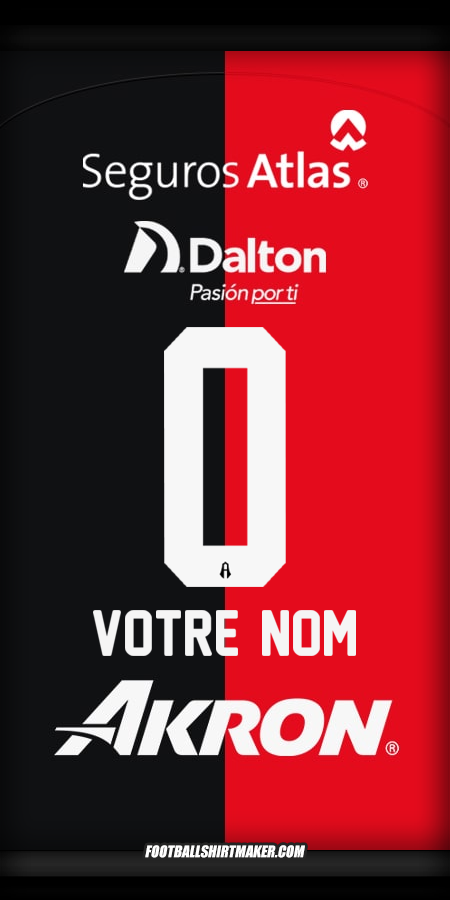 Maillot Atlas 2024/2025 -  votre nom - 0