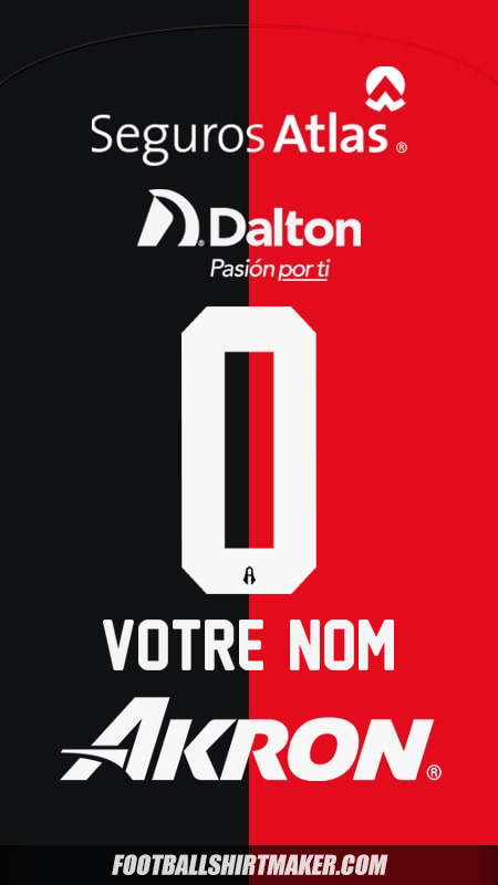 Maillot Atlas 2024/2025 -  votre nom - 0