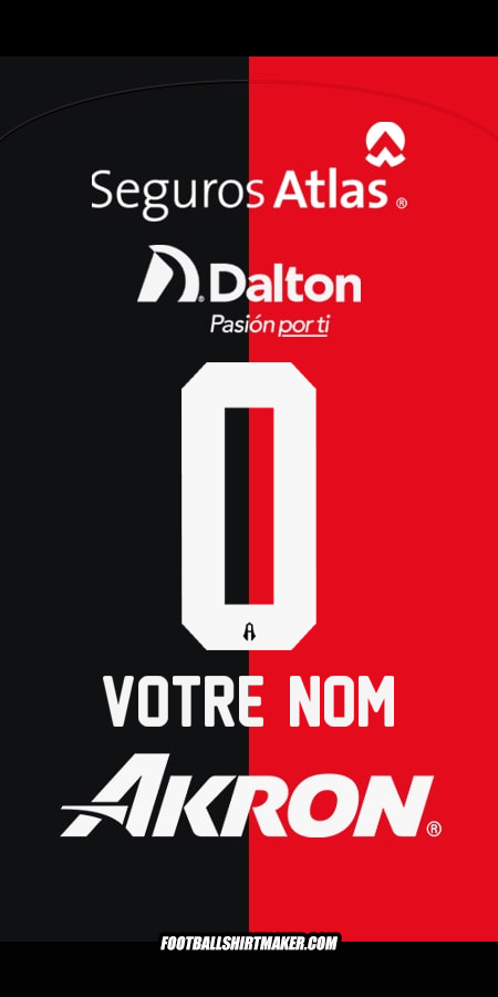 Maillot Atlas 2024/2025 -  votre nom - 0