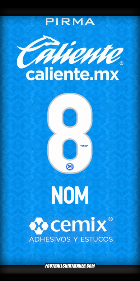 Maillot Cruz Azul 2024/2025 -  nom - 8