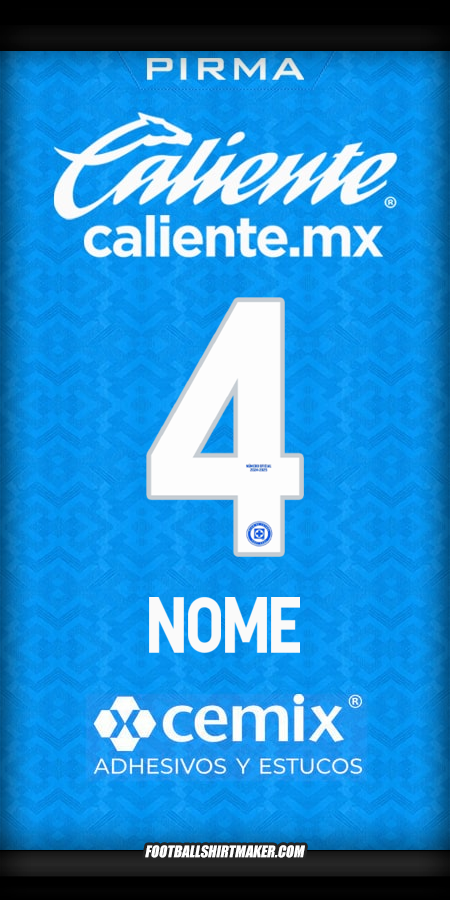 Maglia Cruz Azul 2024/2025 -  nome - 4