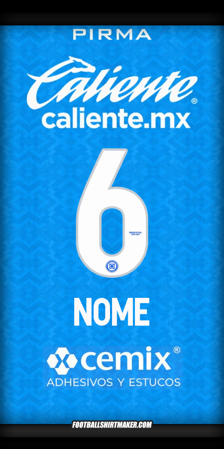 Camisa Cruz Azul 2024/2025 -  nome - 6