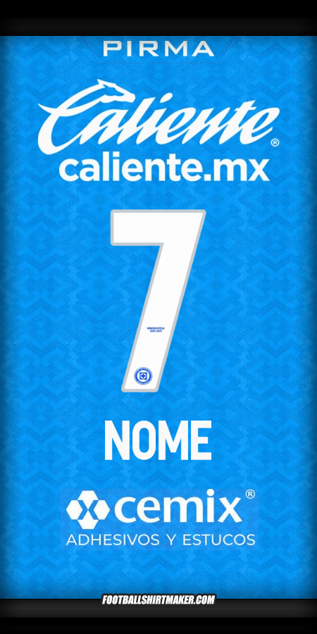 Camisola Cruz Azul 2024/2025 -  nome - 7