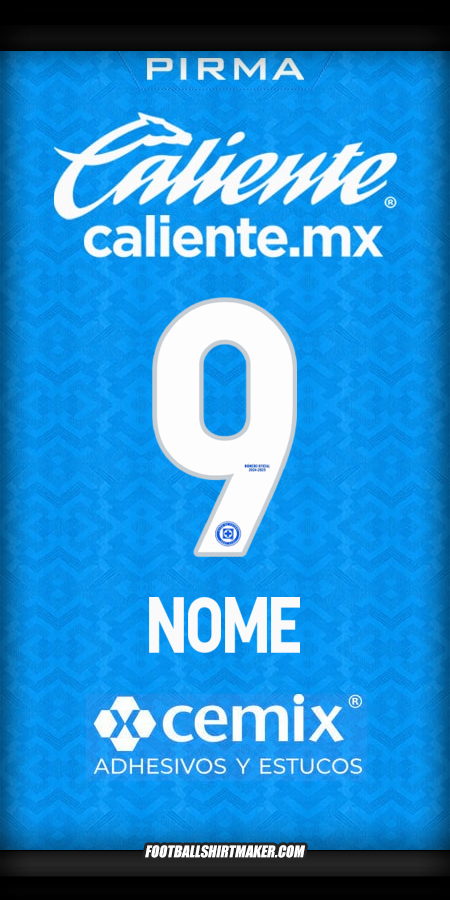 Maglia Cruz Azul 2024/2025 -  nome - 9