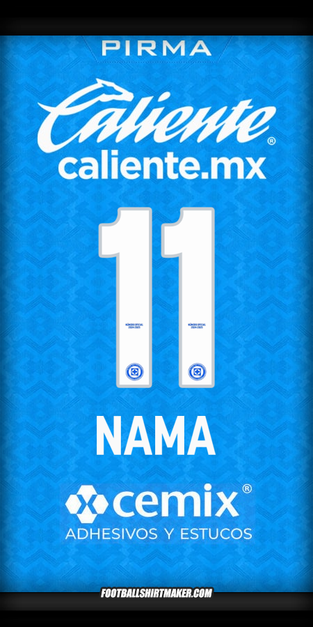 Jersey Cruz Azul 2024/2025 -  nama - 11