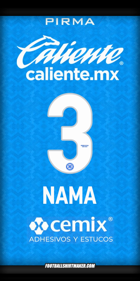 Jersey Cruz Azul 2024/2025 -  nama - 3