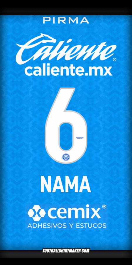 Jersey Cruz Azul 2024/2025 -  nama - 6