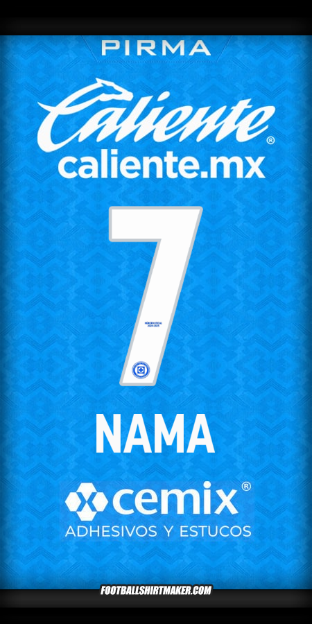 Jersey Cruz Azul 2024/2025 -  nama - 7