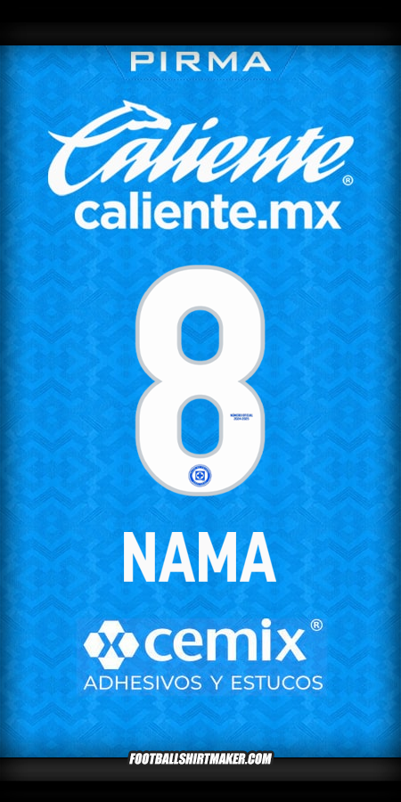 Jersey Cruz Azul 2024/2025 -  nama - 8