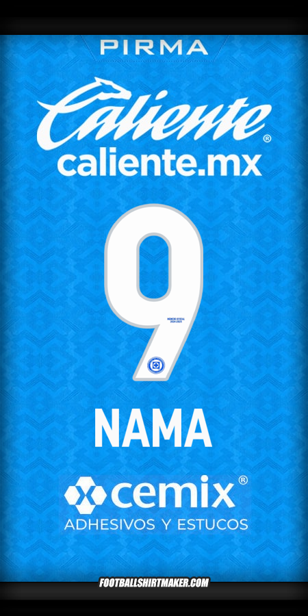 Jersey Cruz Azul 2024/2025 -  nama - 9
