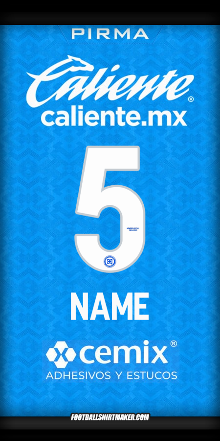 Trikot Cruz Azul 2024/2025 -  name - 5