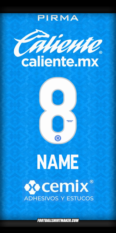 Trikot Cruz Azul 2024/2025 -  name - 8