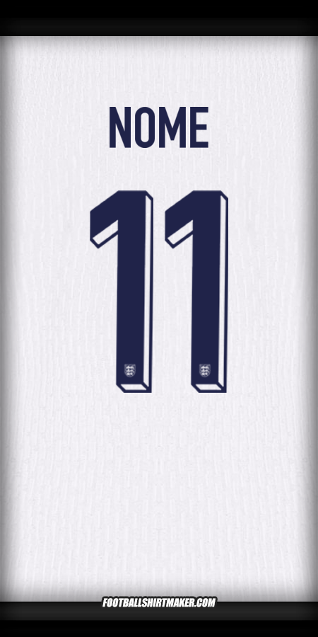 Camisola Inglaterra 2024 -  nome - 11