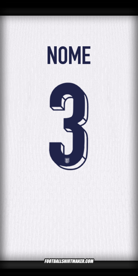 Camisola Inglaterra 2024 -  nome - 3