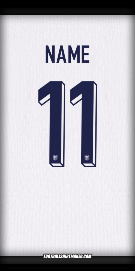 Shirt England 2024 -  name - 11
