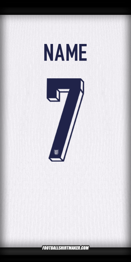 Shirt England 2024 -  name - 7