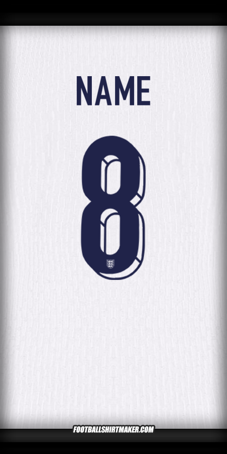 Trikot England 2024 -  name - 8