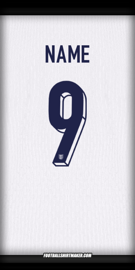 Trikot England 2024 -  name - 9
