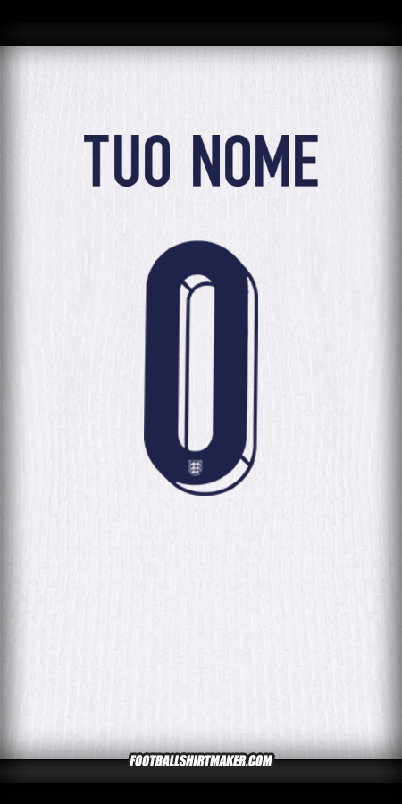 Maglia Inghilterra 2024 -  tuo nome - 0