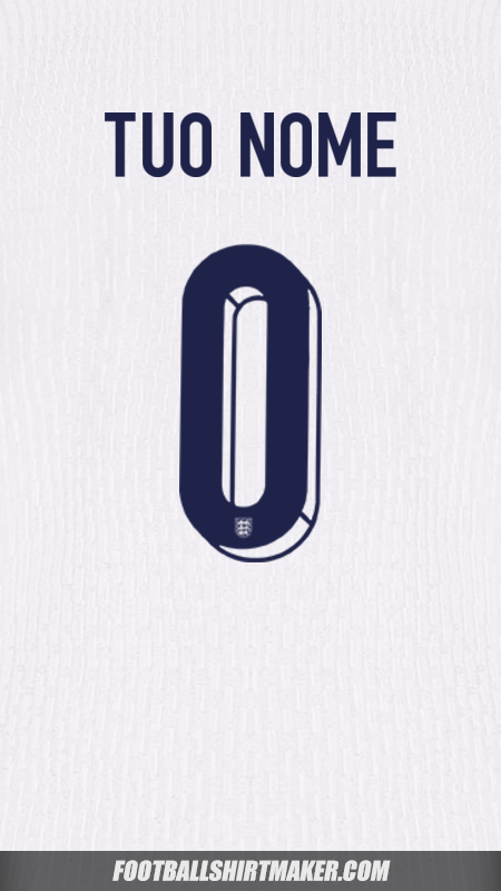 Maglia Inghilterra 2024 -  tuo nome - 0