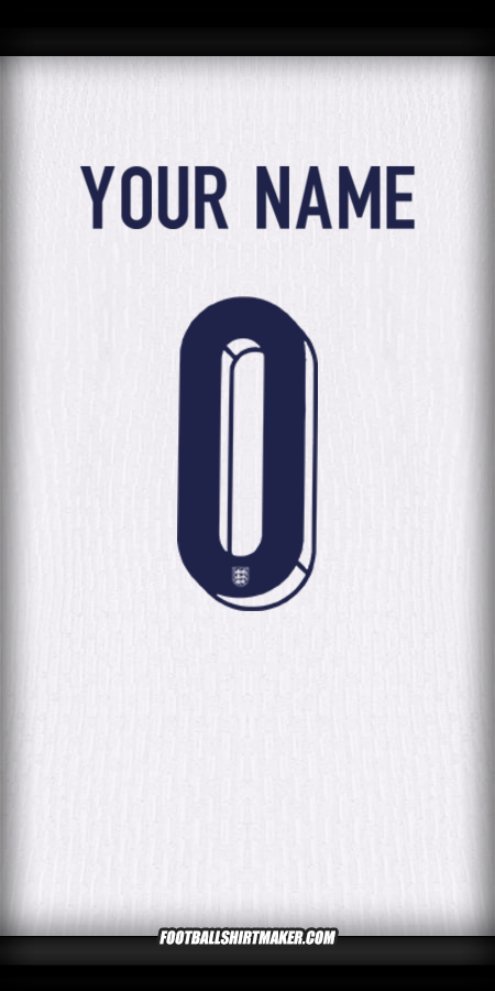 Jersey England 2024 -  your name - 0