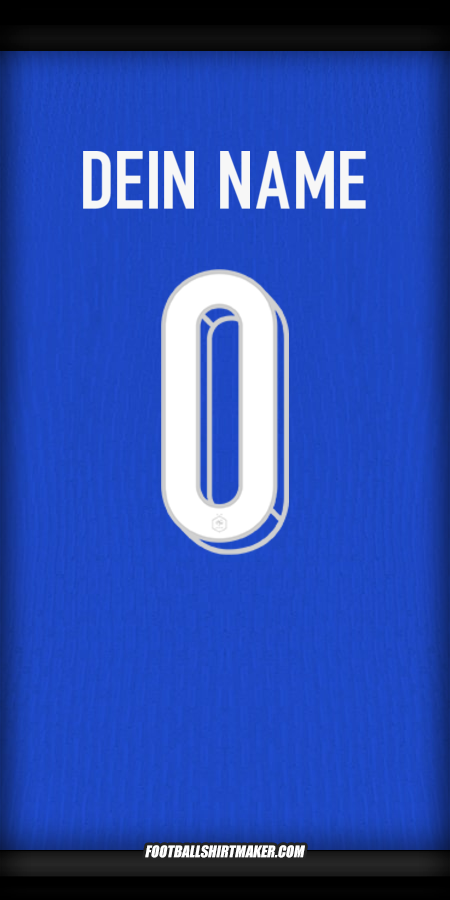 Trikot Frankreich 2024 -  dein name - 0