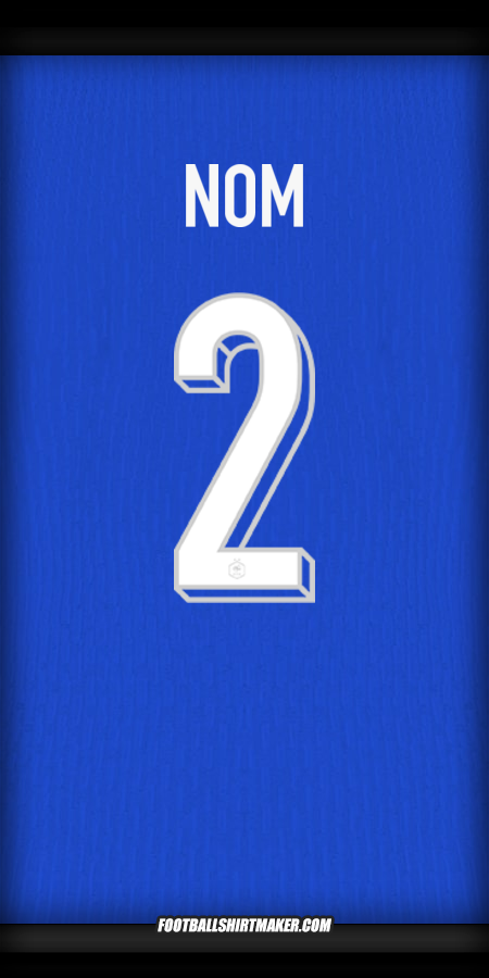 Maillot France 2024 -  nom - 2