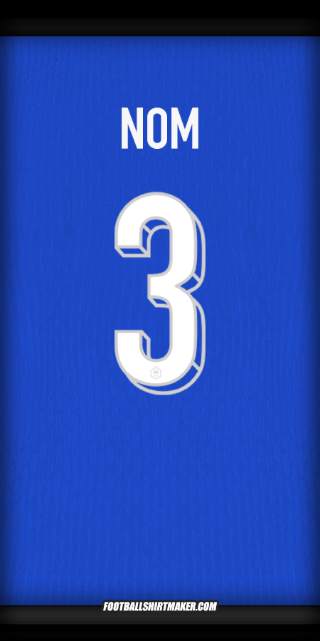 Maillot France 2024 -  nom - 3