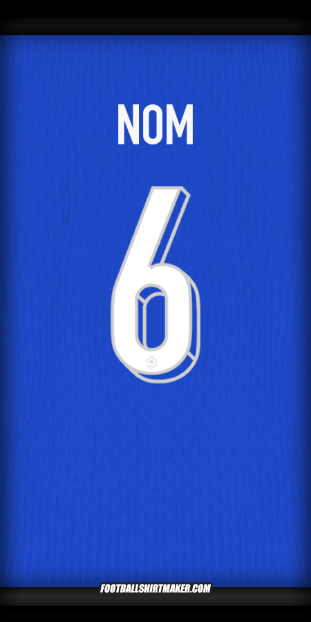 Maillot France 2024 -  nom - 6