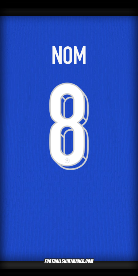 Maillot France 2024 -  nom - 8