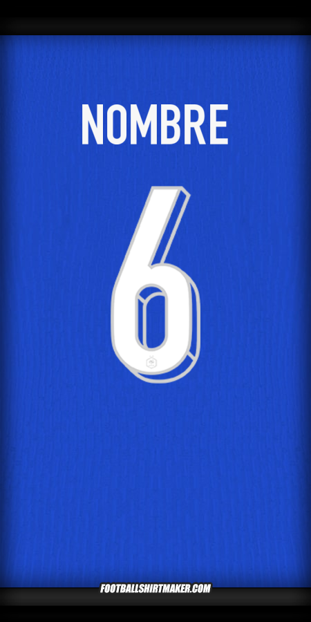 Jersey Francia 2024 -  nombre - 6